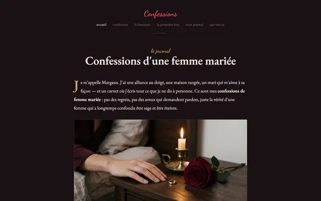 Capture d'écran de Épouse Offerte
