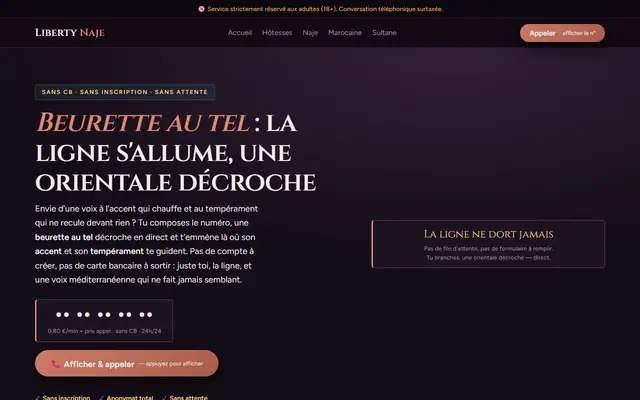 Capture d'écran de Liberty Najé