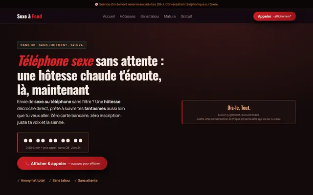 Capture d'écran de Sexe à Fond
